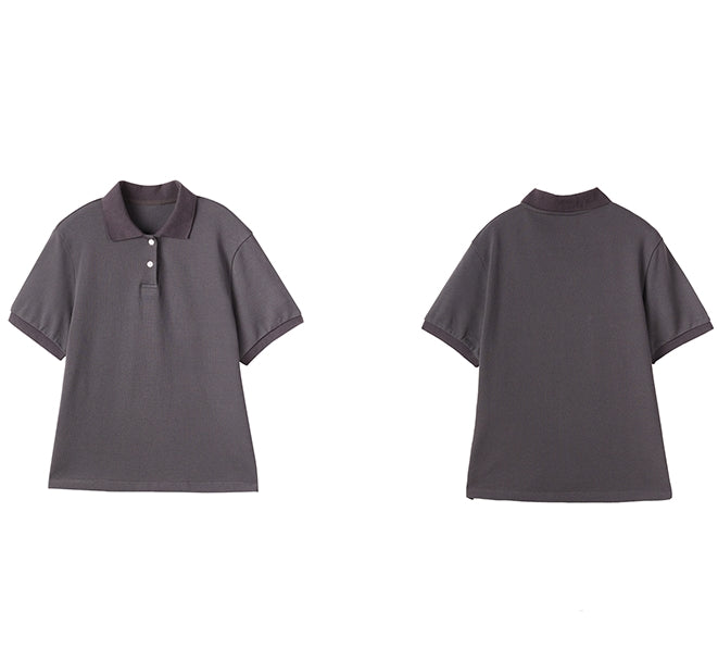 Simple Design Polo Shirt_BDHL7590