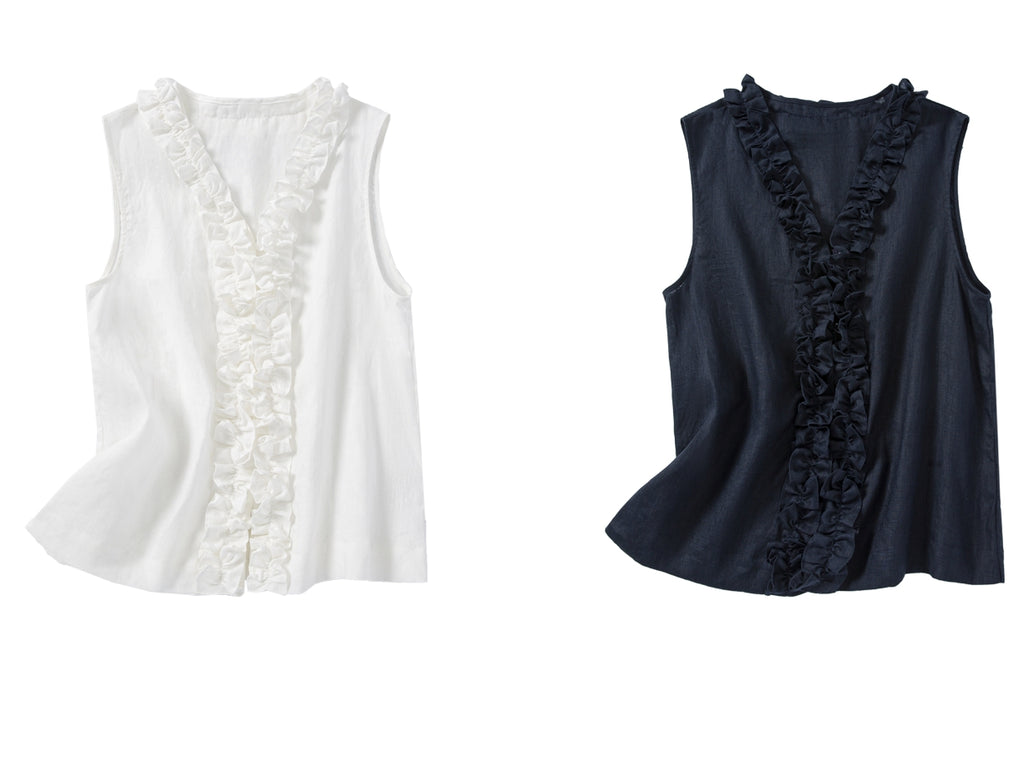 Fringed Vest Or Straight Short Pants_BDHL7620