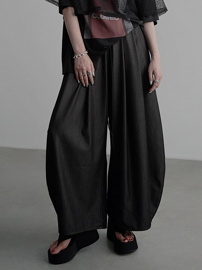 ゆうゆう様【新品】HELROUS ワイドレッグパンツ ネイビー Mサイズ ◇PANTS – HELROUS