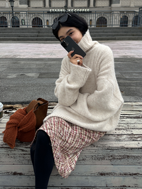 Thickened Relaxed Turtleneck Knit_BDHL6794