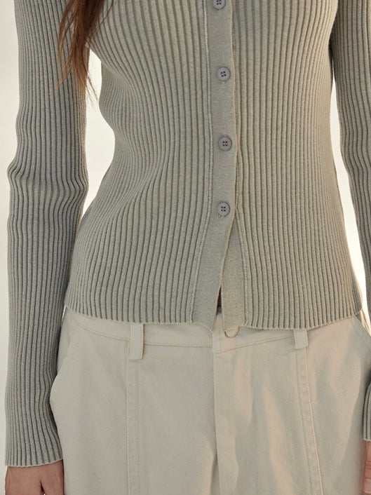 Lapel Knit Cardigan Jacket_BDHL7668