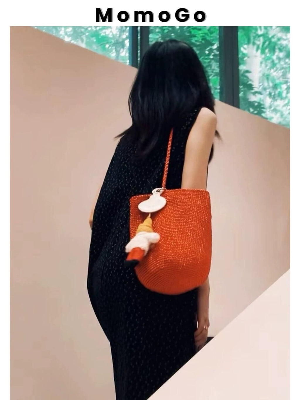 Woven Shoulder Bag_BDHL8383