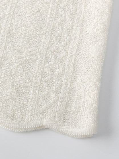 V領蕾絲針織上衣_BDHL8140