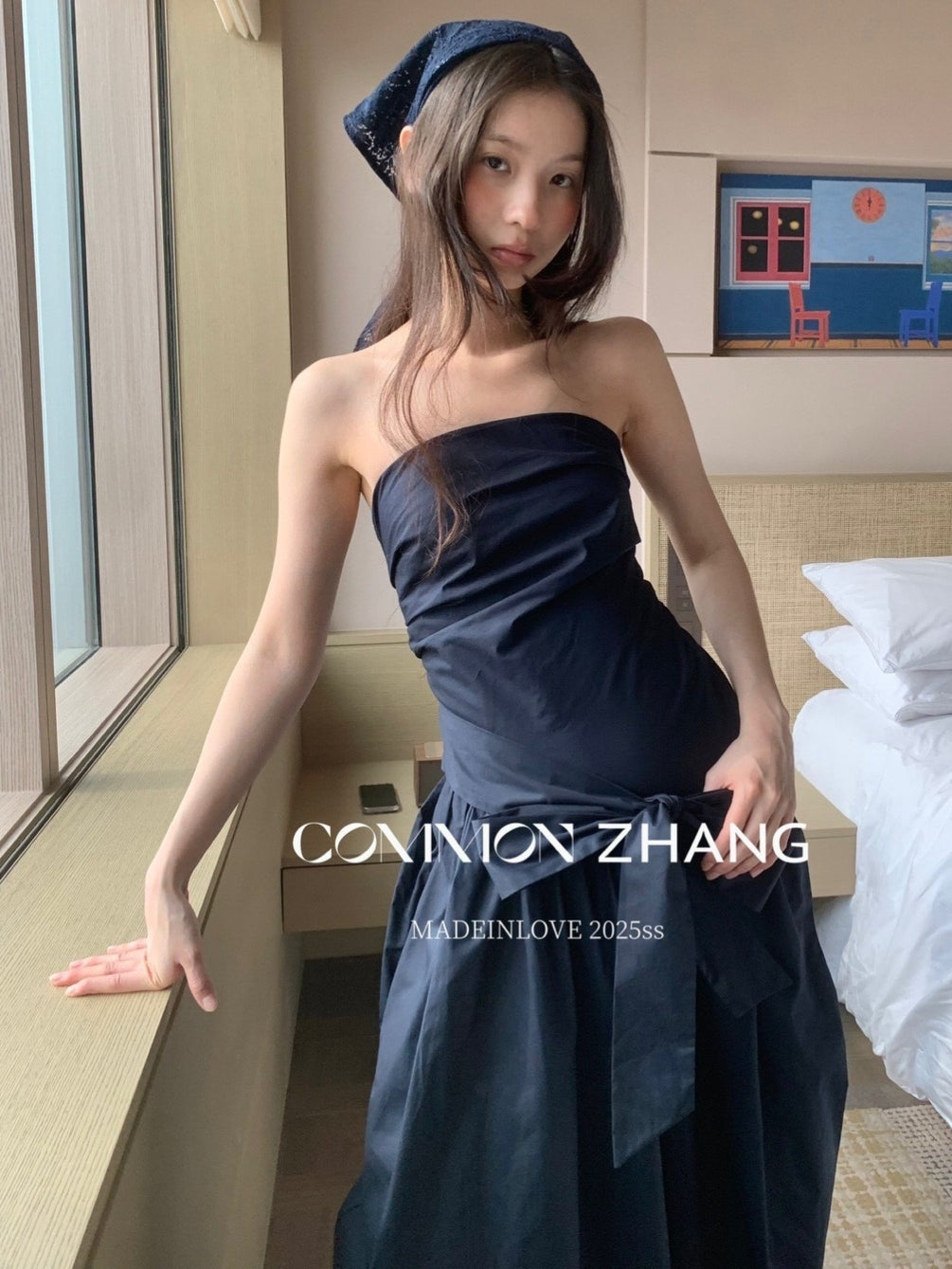 Ribbon A-Line Tube Top Dress_BDHL7565