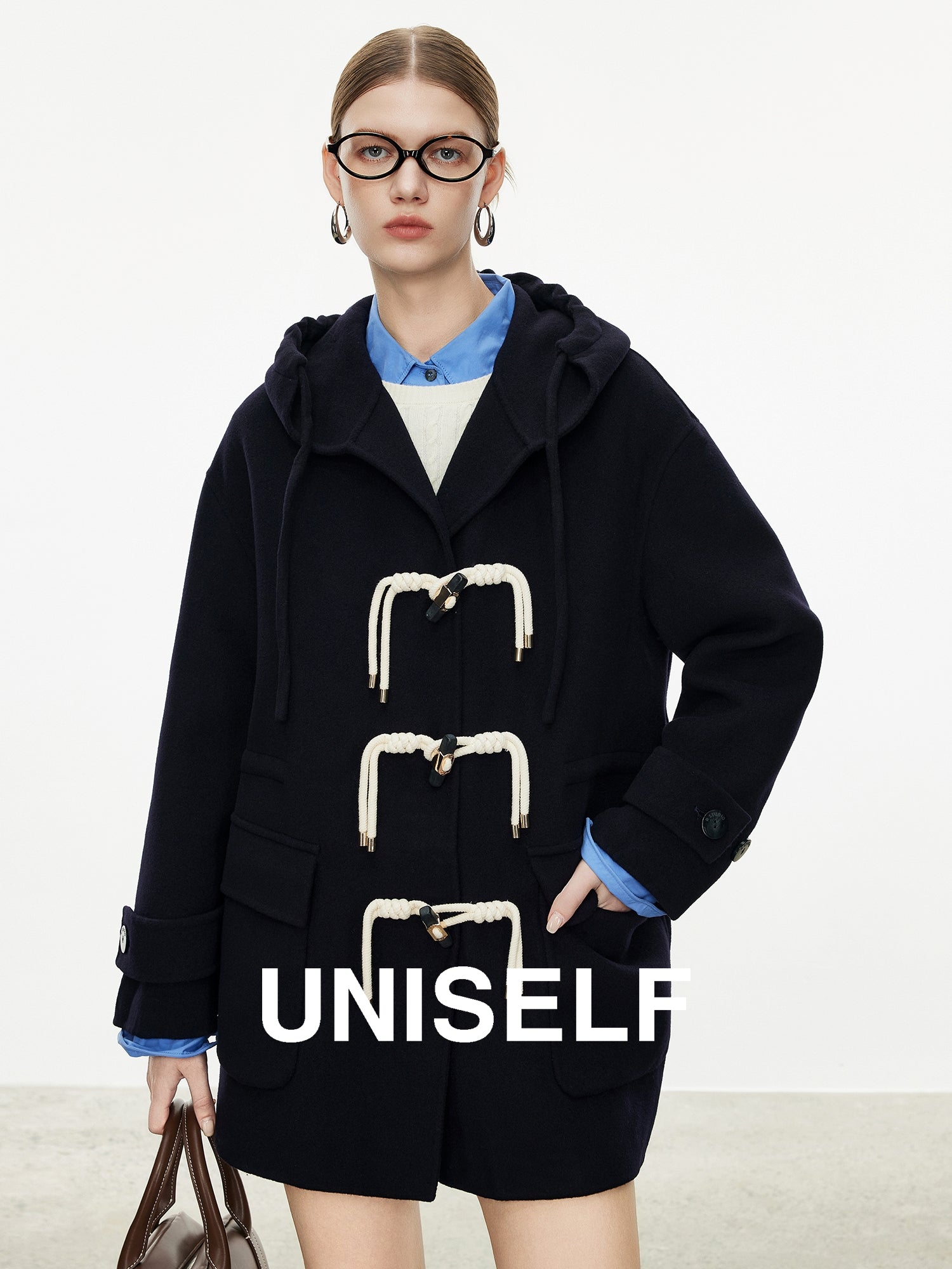 Simple Design Duffle Coat_BDHL7973
