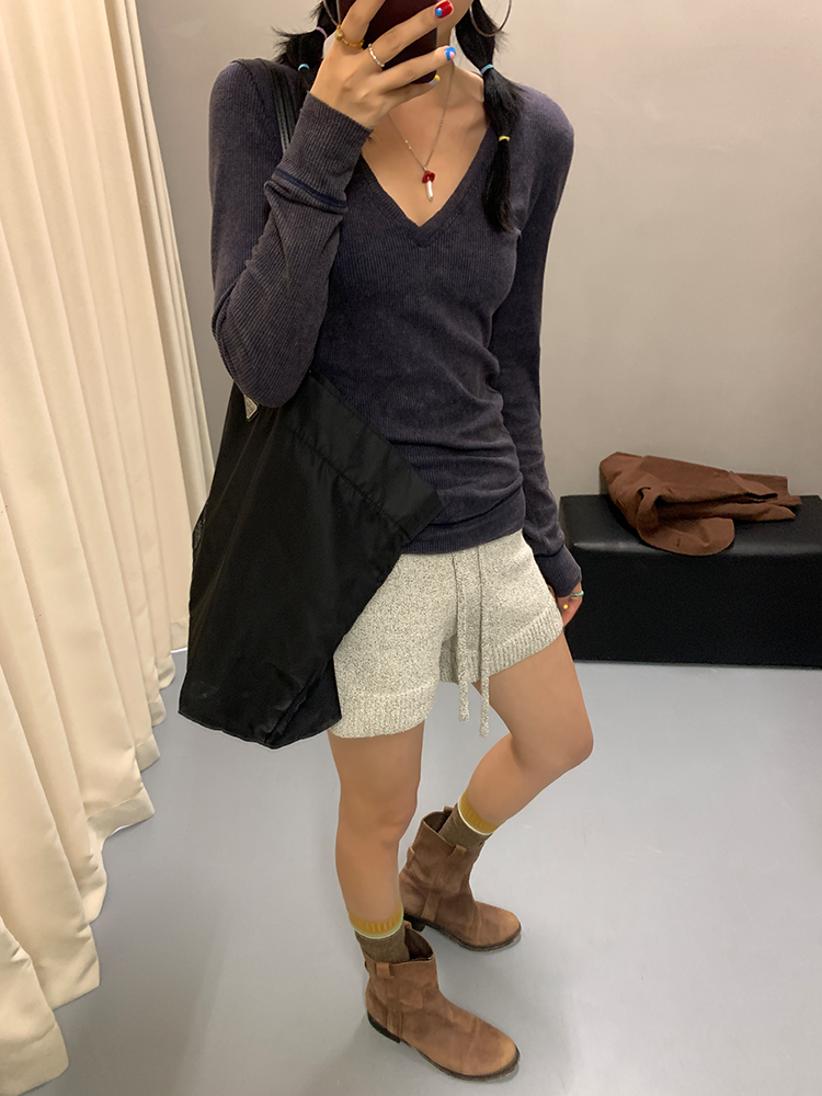 深V領修身上衣_BDHL7120