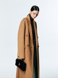 Double-sided minimalist style coat_BDHL5378