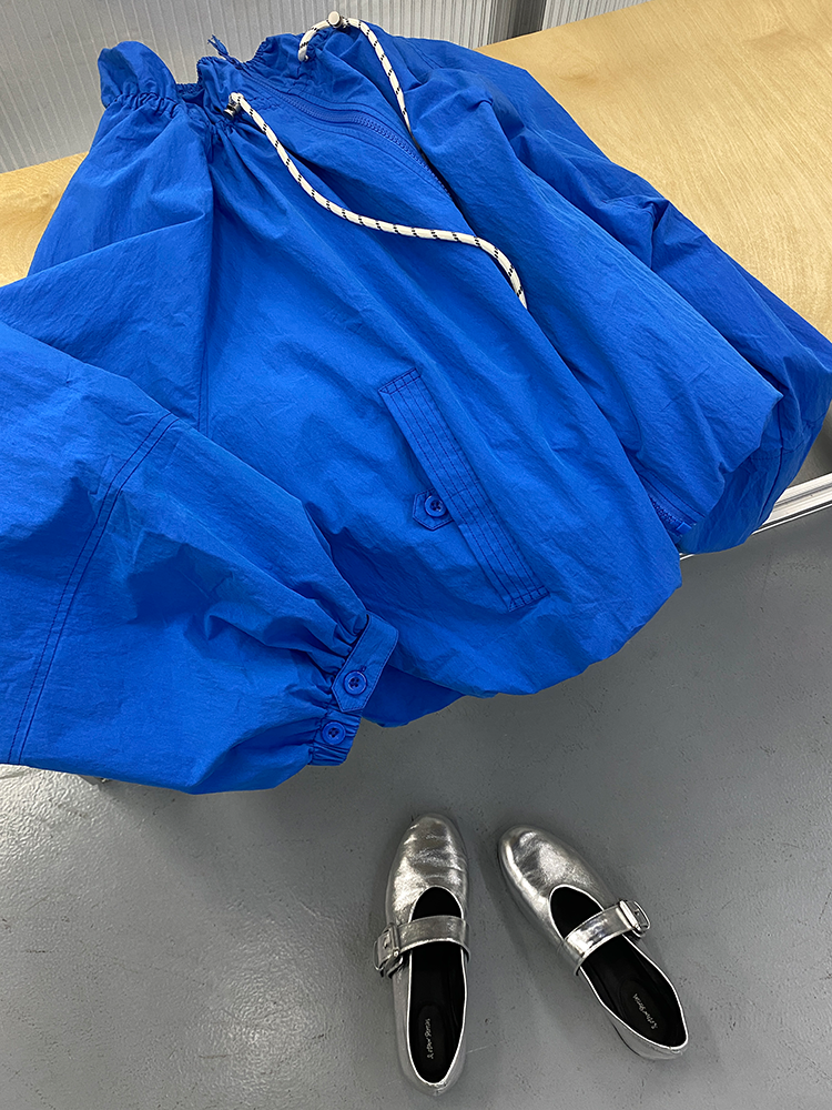 String Collar Short Length Jacket_BDHL7251
