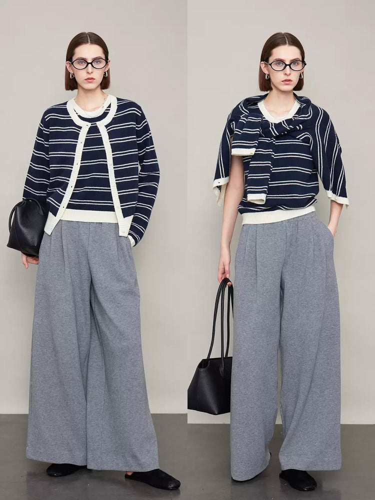 Striped Vest Or Cardigan_BDHL6612