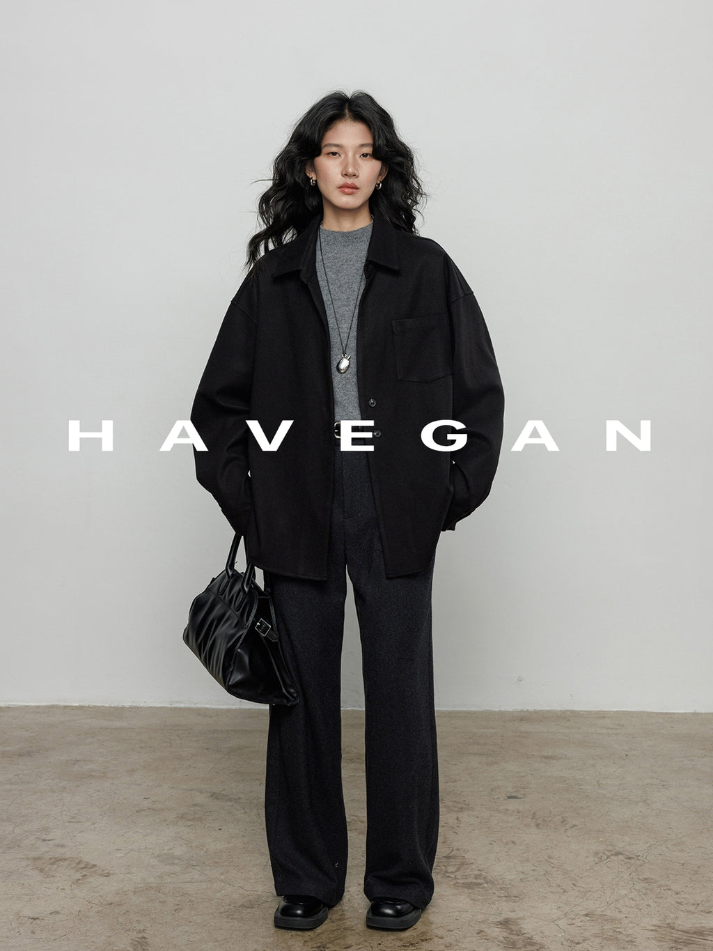 燈芯絨長袖襯衫_BDHL7970