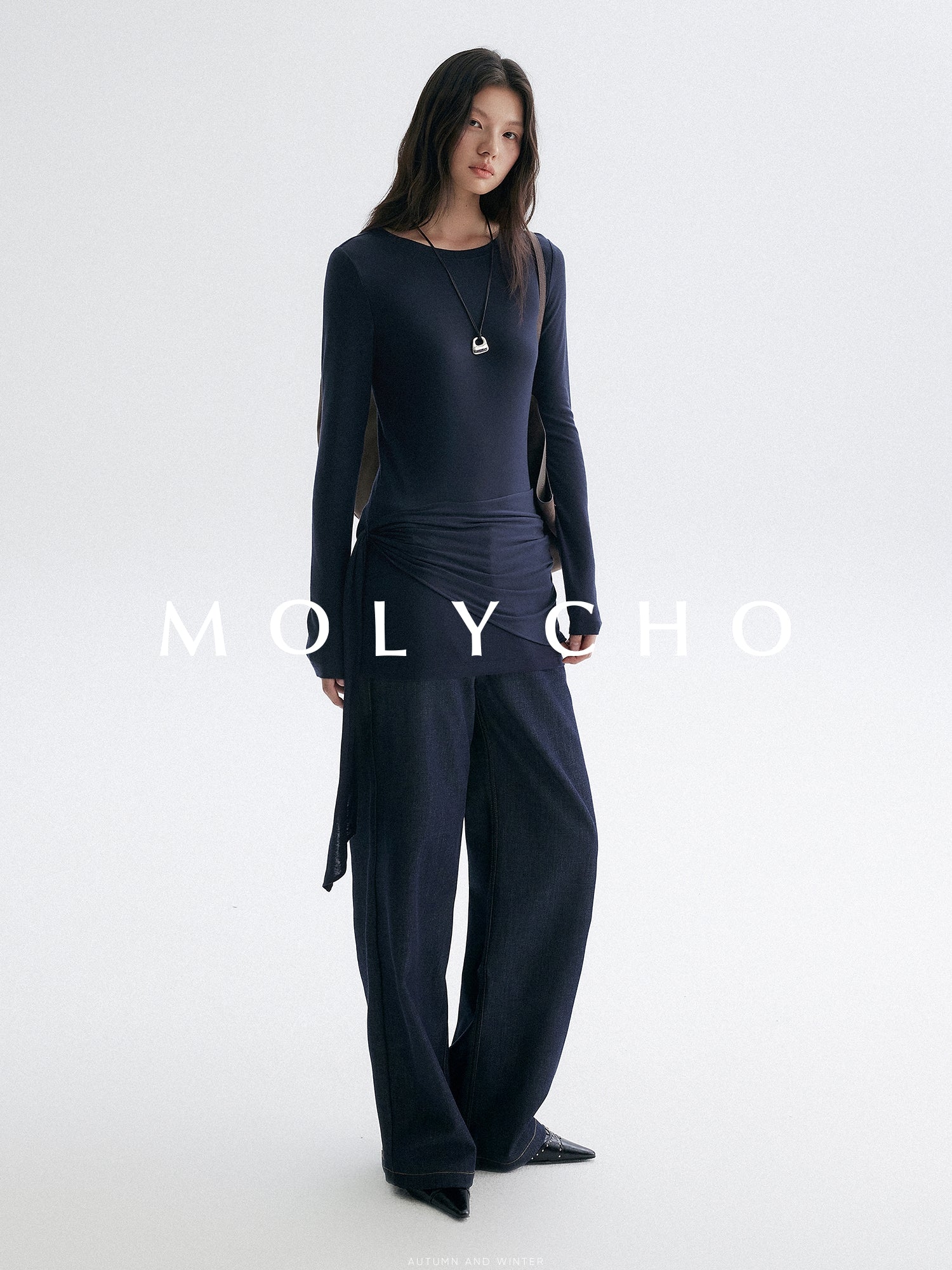 腰帶修身上衣_BDHL7946