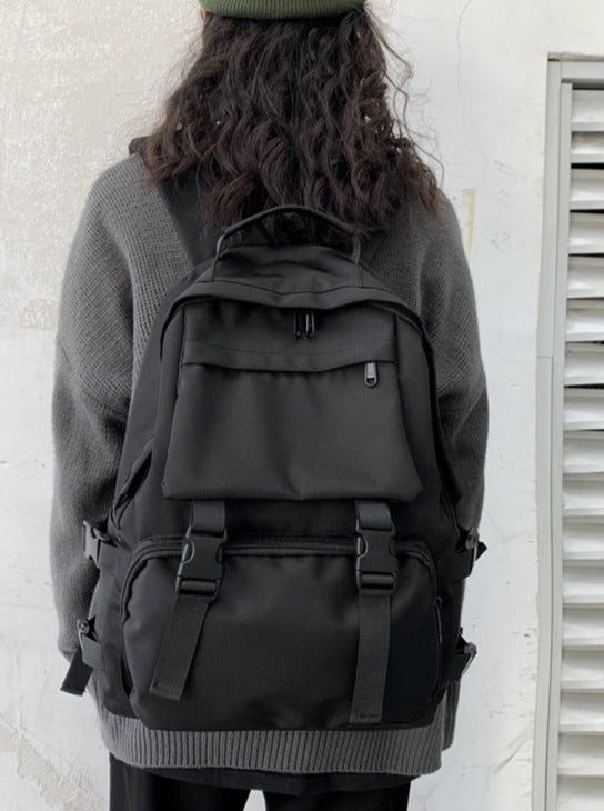 Large Capacity Black Backpack_BDHL6218