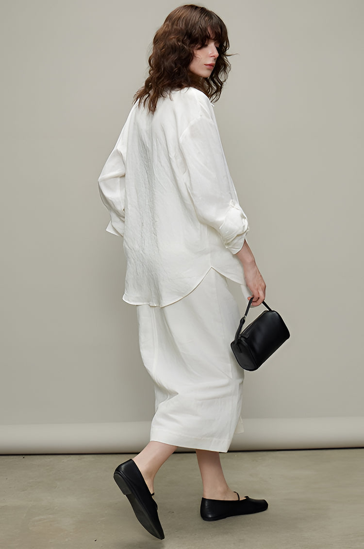 Thin Long-Sleeved Shirts &amp; Wide Pants_BDHL6329