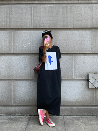 Loose Fitting T-Shirt Dress_BDHL6124