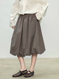 High Waist Balloon Skirt_BDHL7082