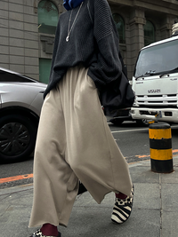 Sweat Wide Sarrouel Pants_BDHL6595