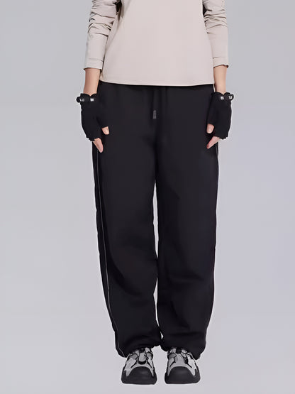 Waterproof Loose Straight Trousers_BDHL6318