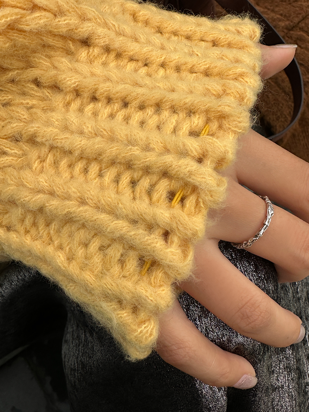 Twists knitting sweater top_BDHL5405