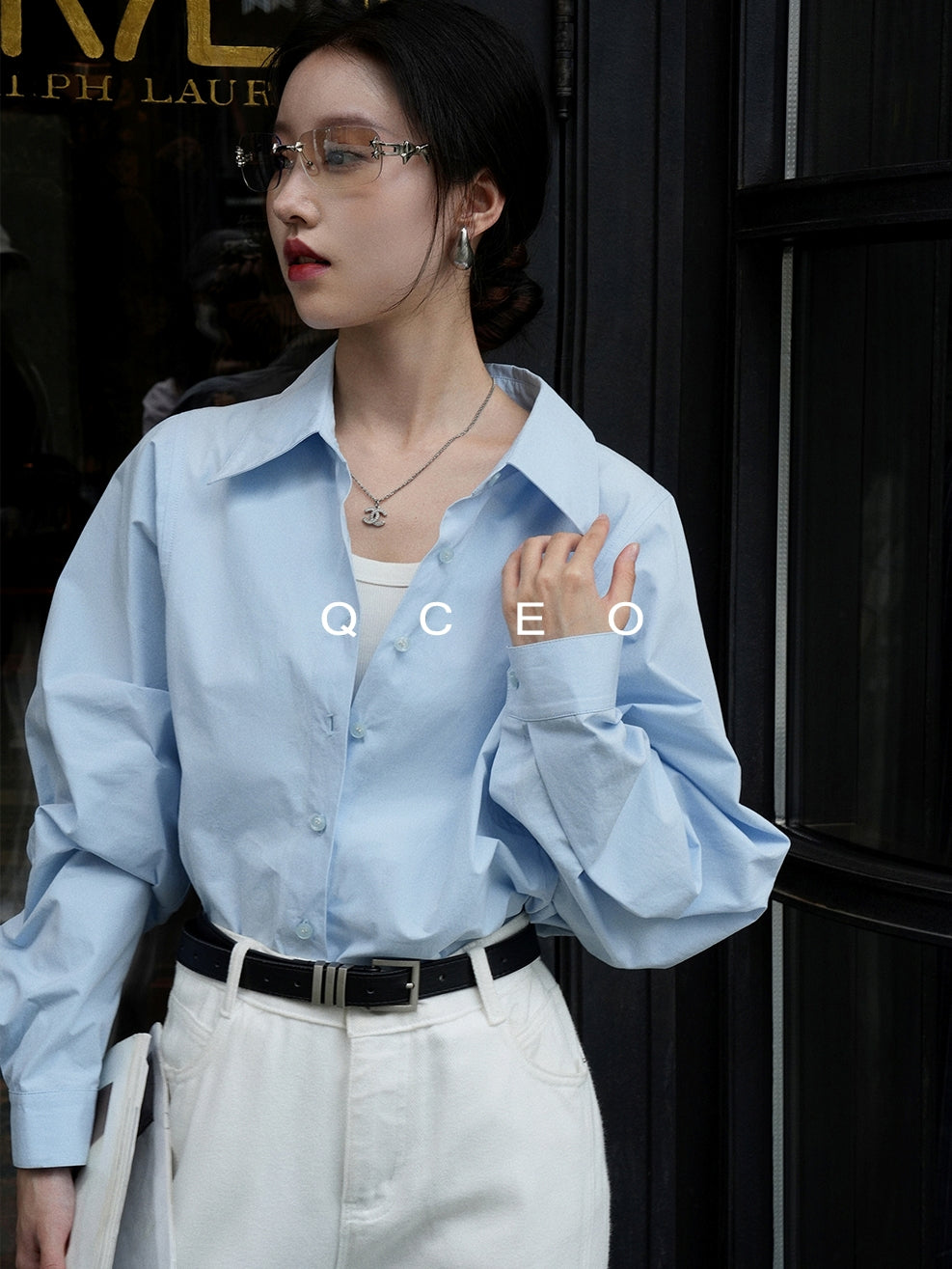 Loose-Fitting Silhouette Shirt_BDHL7744
