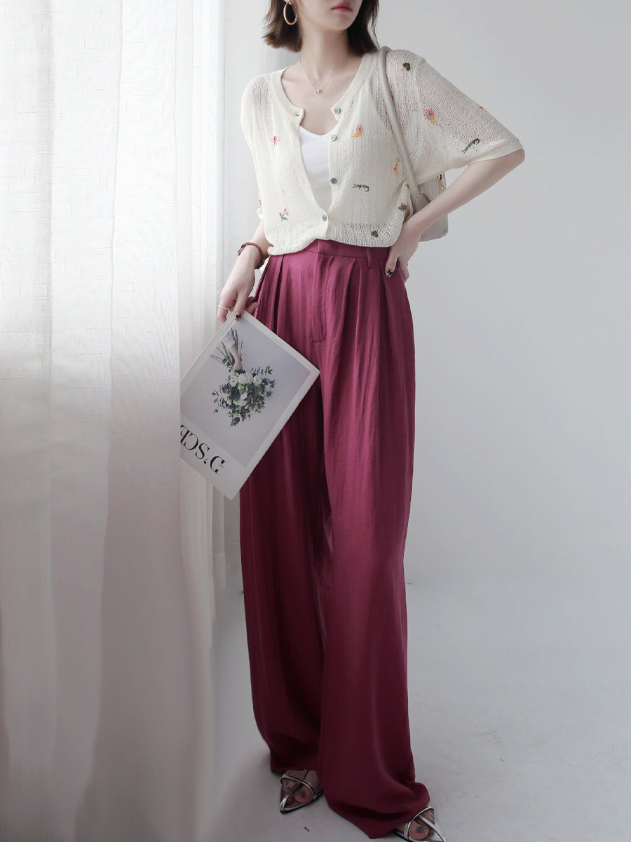 Pink Dyed Loose Wide Pants_BDHL6516