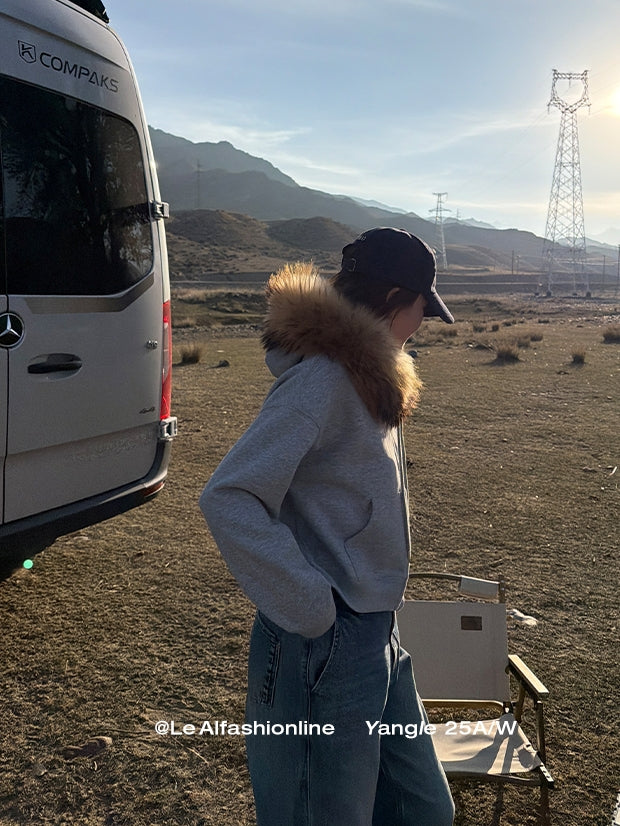 毛邊衛衣連帽衫_BDHL7912