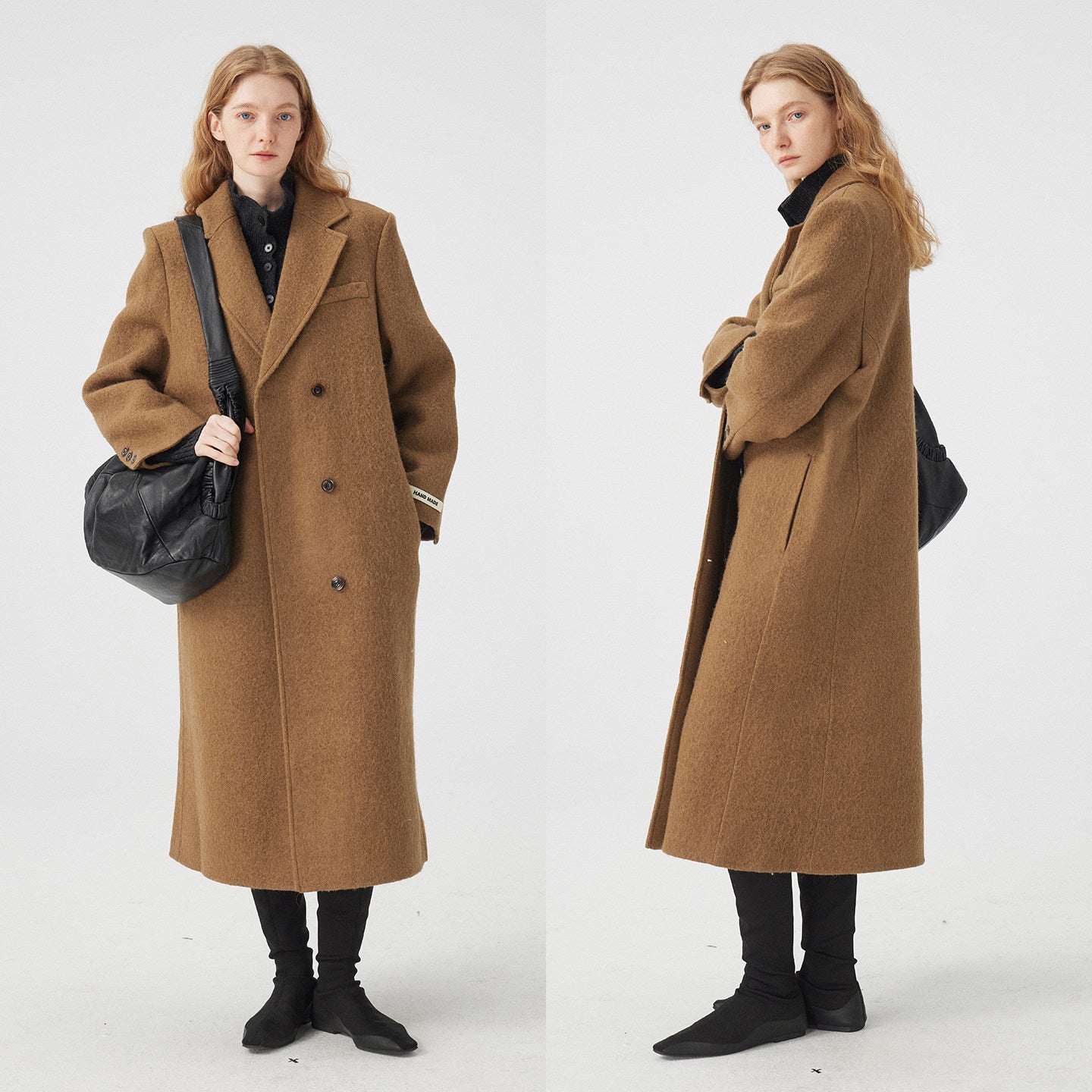 Classic Lapel Long Coat_BDHL8115