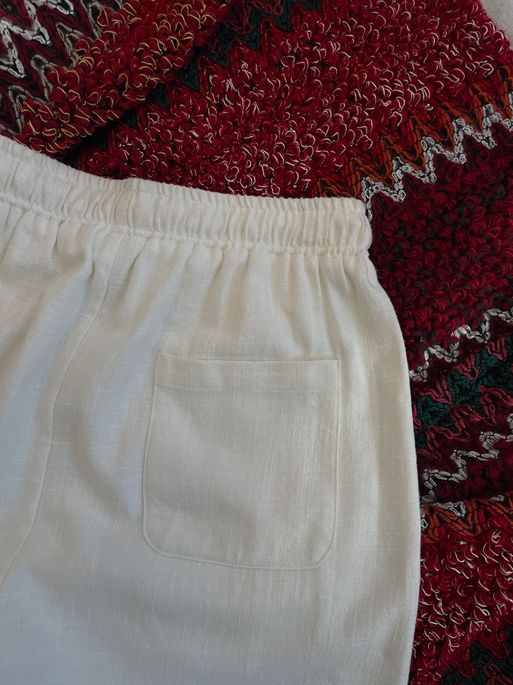 Elasticated Waist Wide Pants_BDHL7546