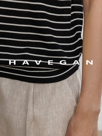 Polo Collar Border Tops_BDHL7232