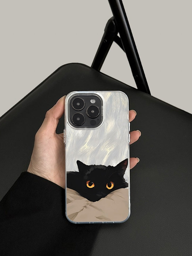 黑貓珍珠手繩適用於 iPhone 手機殼_BDHL7831