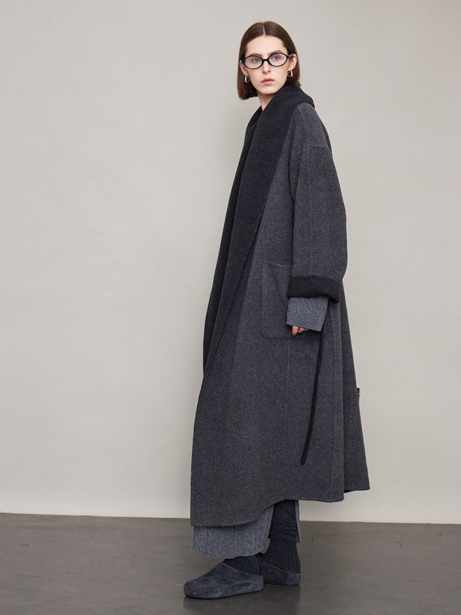 Large Lapel Reversible Long Coat_BDHL6610