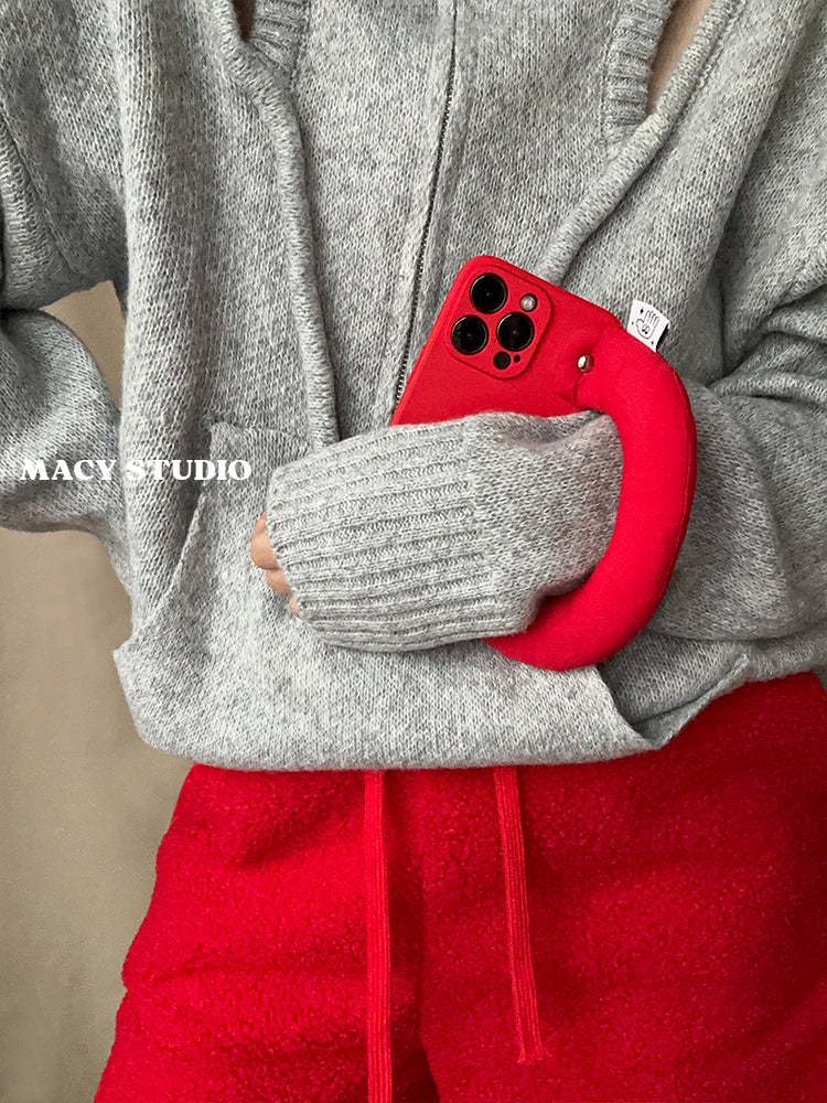【iPhone17追加】Red Wristband iPhone Case_HL3268