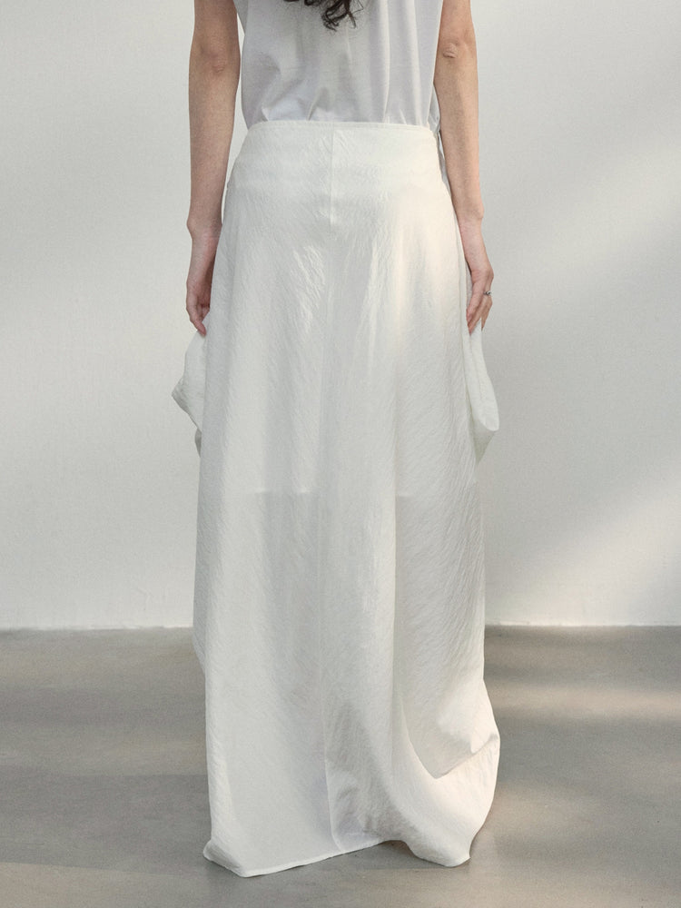 Cocoon Shape Long Skirt_BDHL7482