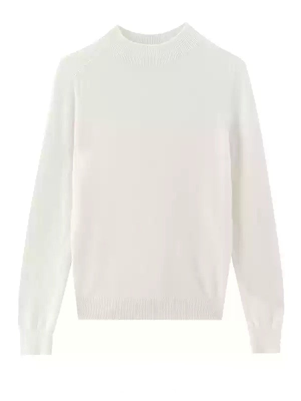 Half-Turtleneck Ribbed Knit_BDHL6543