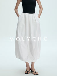 Flower Bad Long Skirt_BDHL7386
