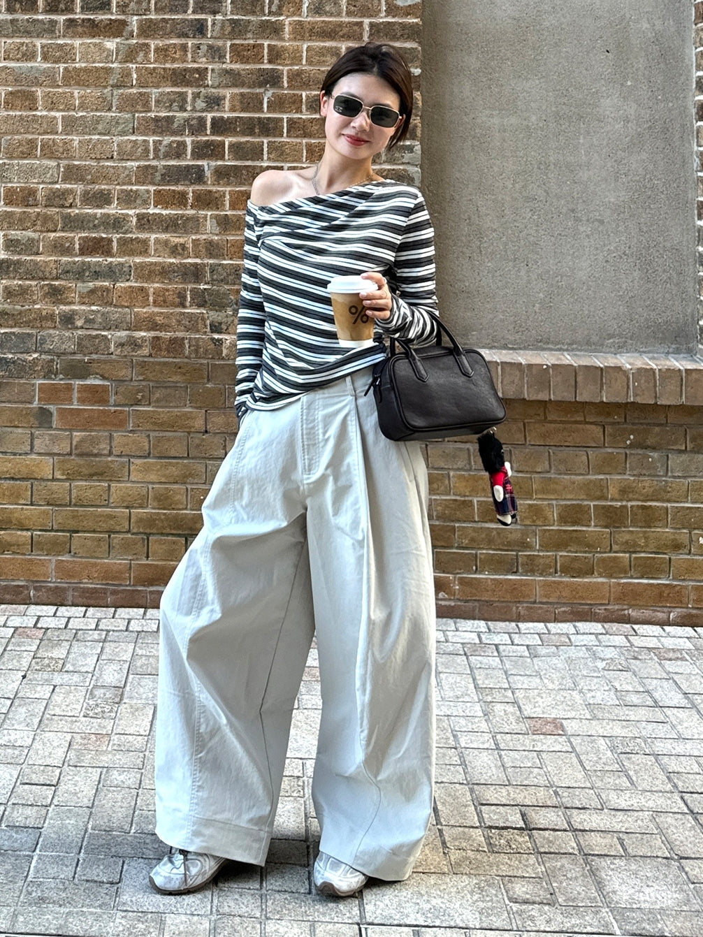 One-Shoulder Long-Sleeved T-Shirt_BDHL7734