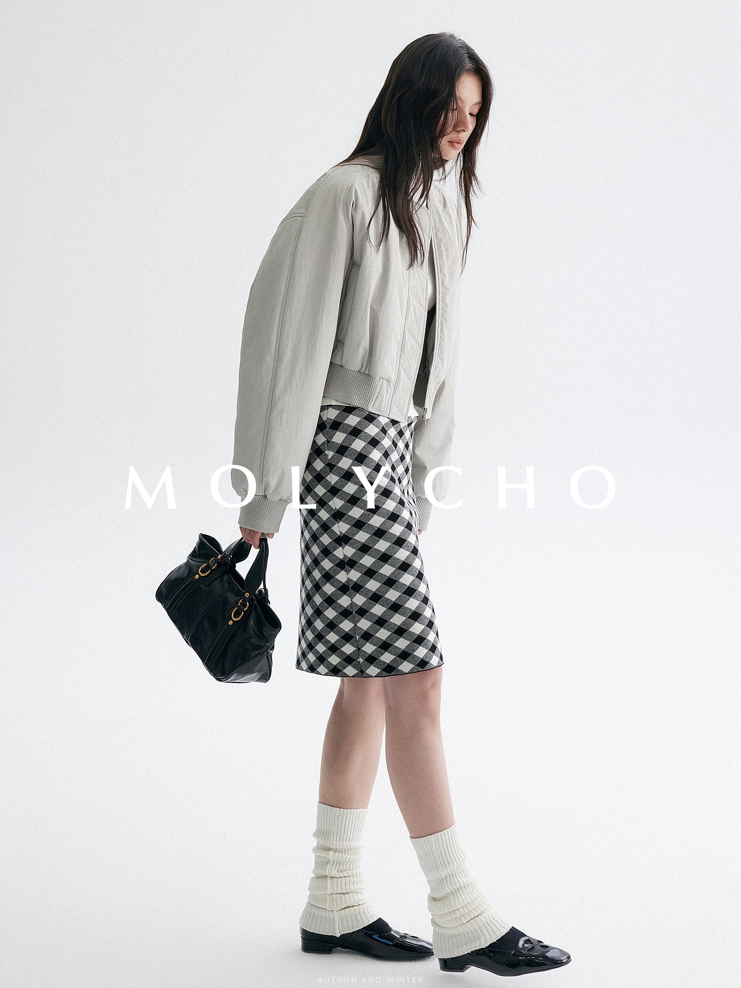 高領短針織上衣_BDHL7948