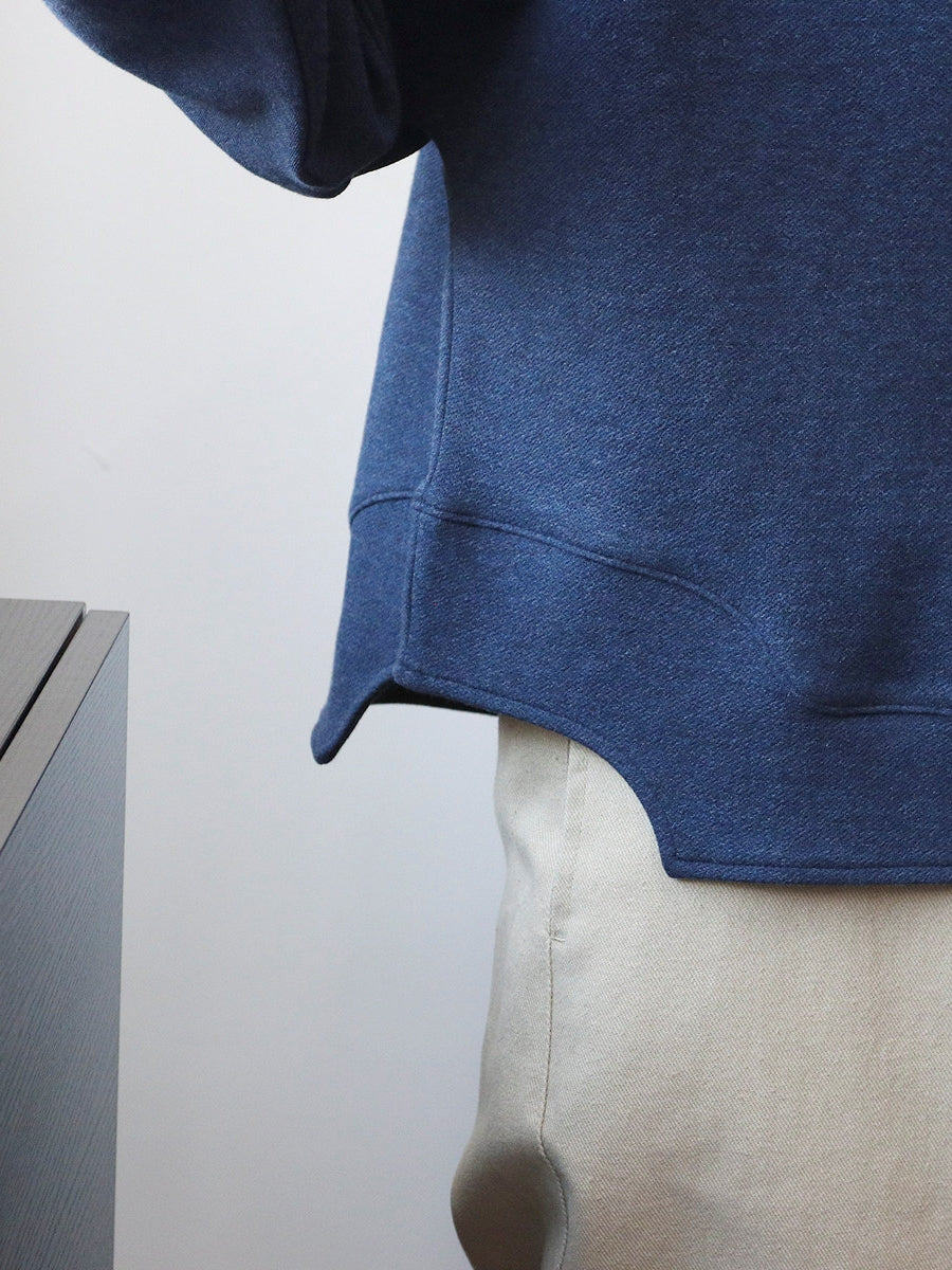 Hem-Cut Design Sweatshirt_BDHL8104