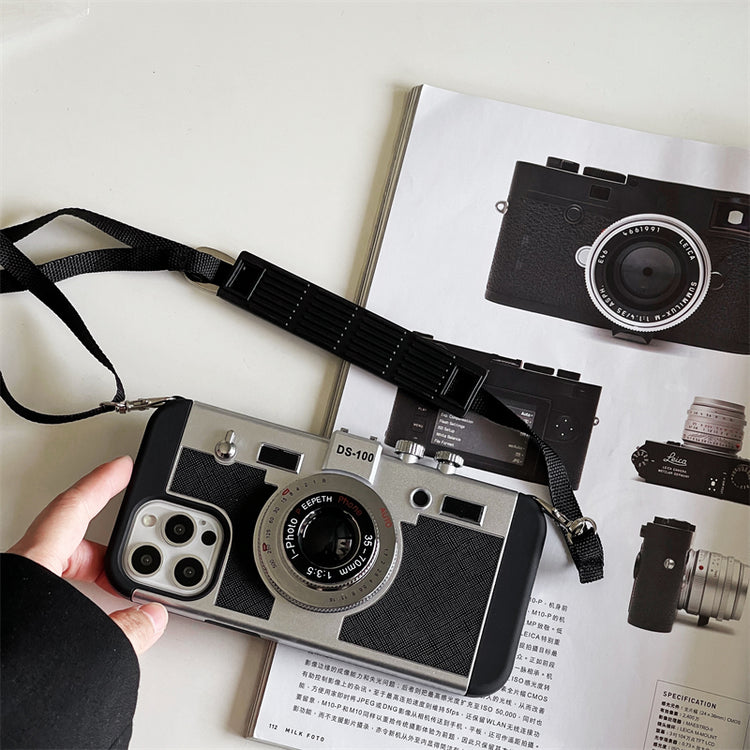 Retro Camera Look Soft Case with Strap_HL3262