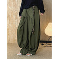 Bohemian Nomad Tencel Drape Wide Leg Pants_BDHL8264