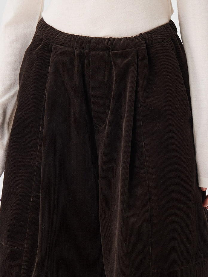 Corduroy Wide Cropped Pants_BDHL8116