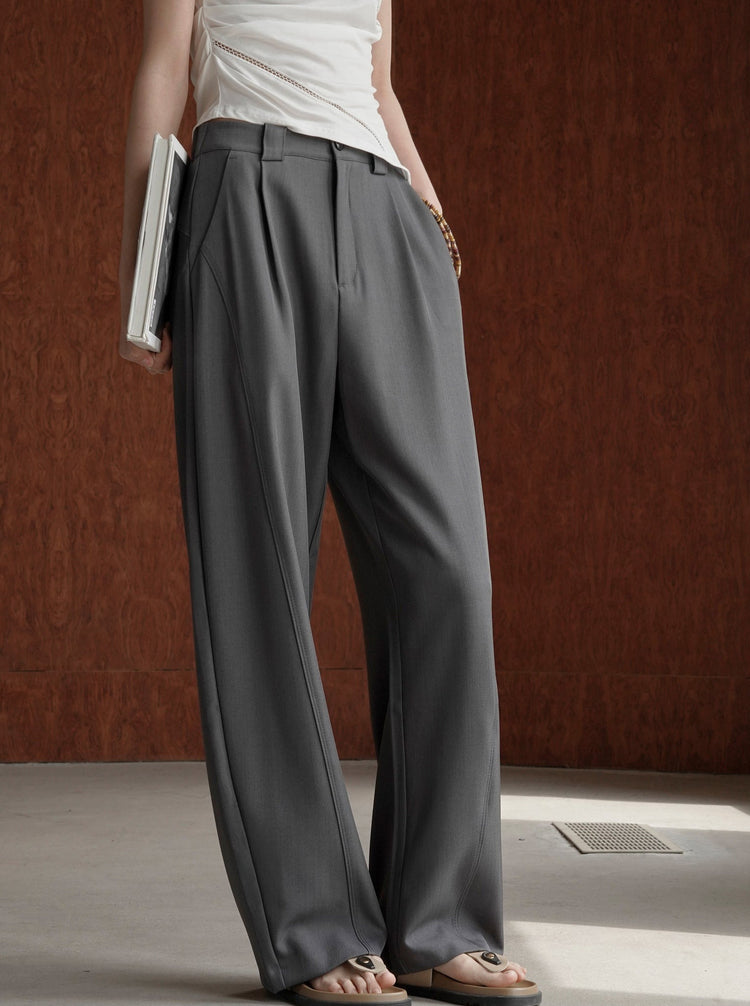 Tapered Wide Leg Pants_BDHL6211