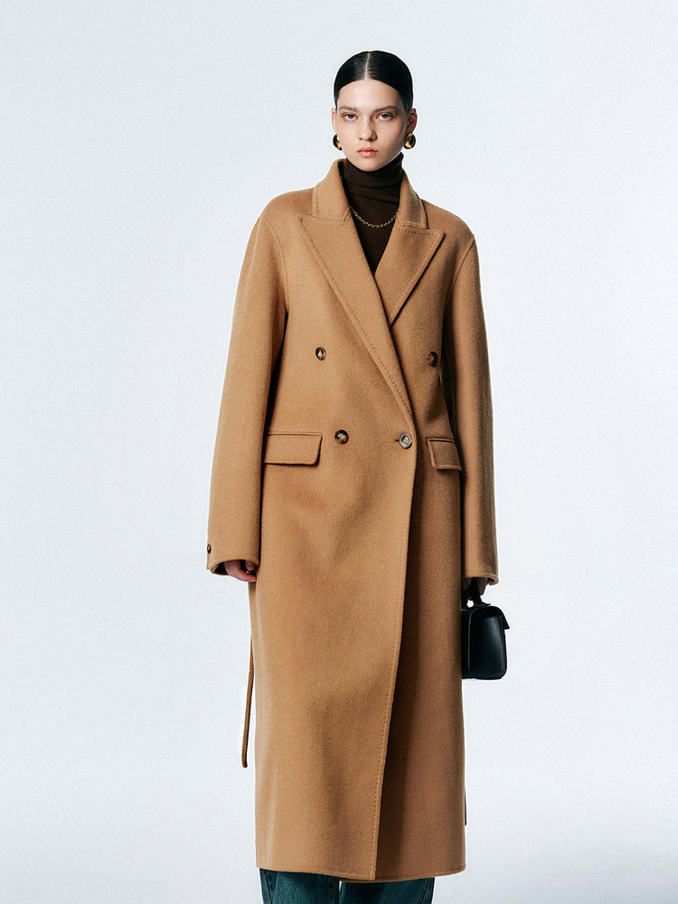 Double-sided minimalist style coat_BDHL5378