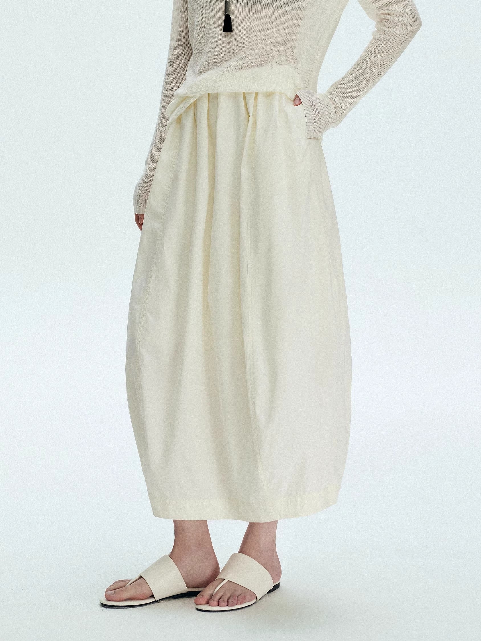Flower Bad Long Skirt_BDHL7386