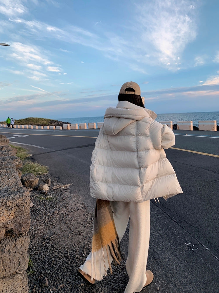 Hooded Down Vest Jacket_BDHL8012