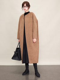 Scarf Straight Silhouette Coat_BDHL6673