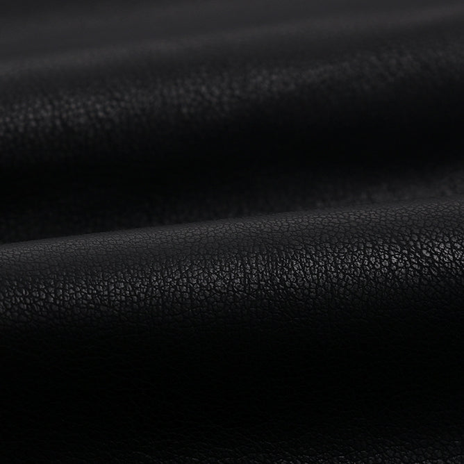 Long-Sleeved Leather Jacket_BDHL7709