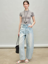 Reverse Stitch Slim Tops_BDHL7286