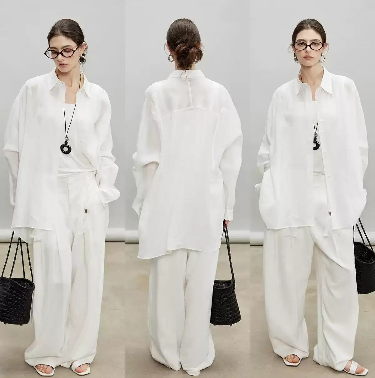 Slightly Transparent Wide Shirt_BDHL7199