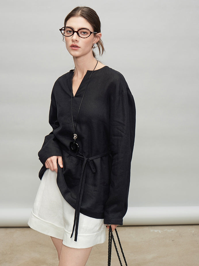 V-Neck Tops Or Drawstring Pants_BDHL7280