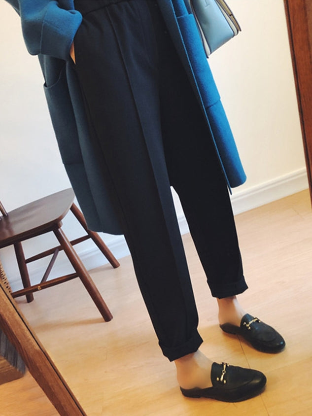 Tucked Cropped Harem Pants_BDHL7000